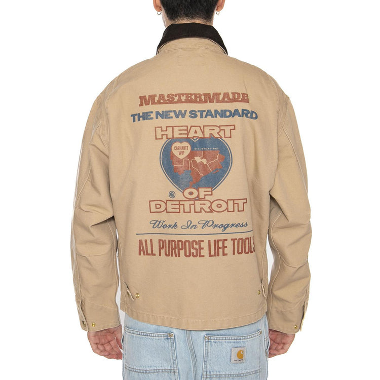 OG Arcan Graphic Jacket Dusty H Brown / Tobacco - Giacca Uomo Marrone I035553.2N260  CARHARTT WIP 