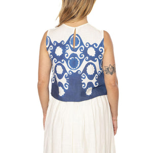 Top corto estampado Goa - Top Donna Multicolore 51W/44201  WILD PONY 