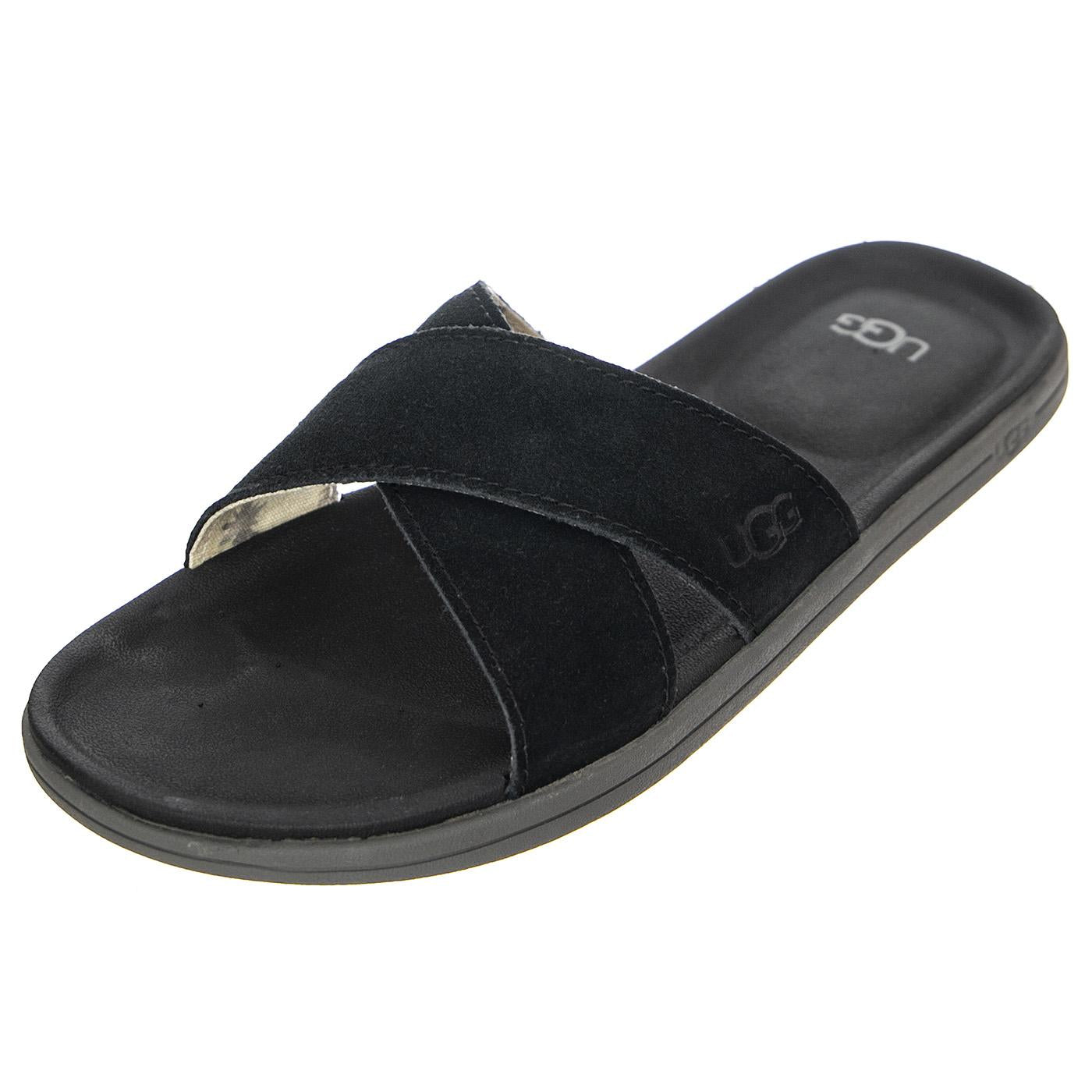 Brookeside Slide Black - Sandali Uomo Neri UGMBROKSBLK1113093M  UGG 
