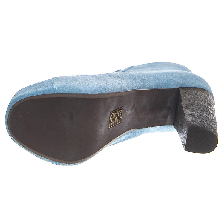 Lita Blue Distressed Suede - Stivaletti Donna Blu LITA-BLUE-DISTRESSED  JEFFREY CAMPBELL 