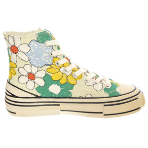 JC Play Endorphin-H Canvas Green / Yellow Multi Floral Shoes - Scarpe Donna Multicolore PLSJCD-037-2-19-GRN  JEFFREY CAMPBELL 