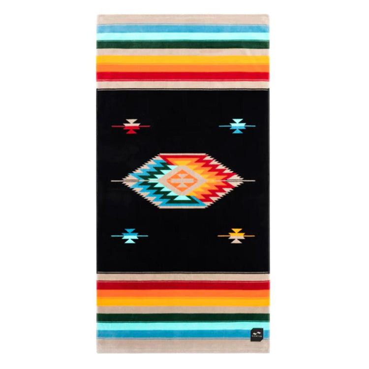 Valen Black - Telo Mare Nero / Multicolore SMST449-BLACK  SLOWTIDE 