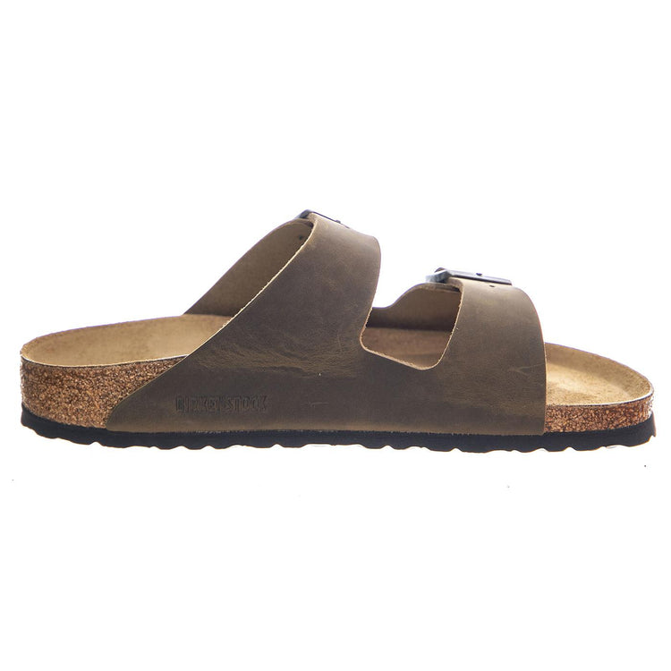 Arizona Bs Faded Khaki Oiled Leather - Sandali Uomo Verdi 1027039  BIRKENSTOCK 