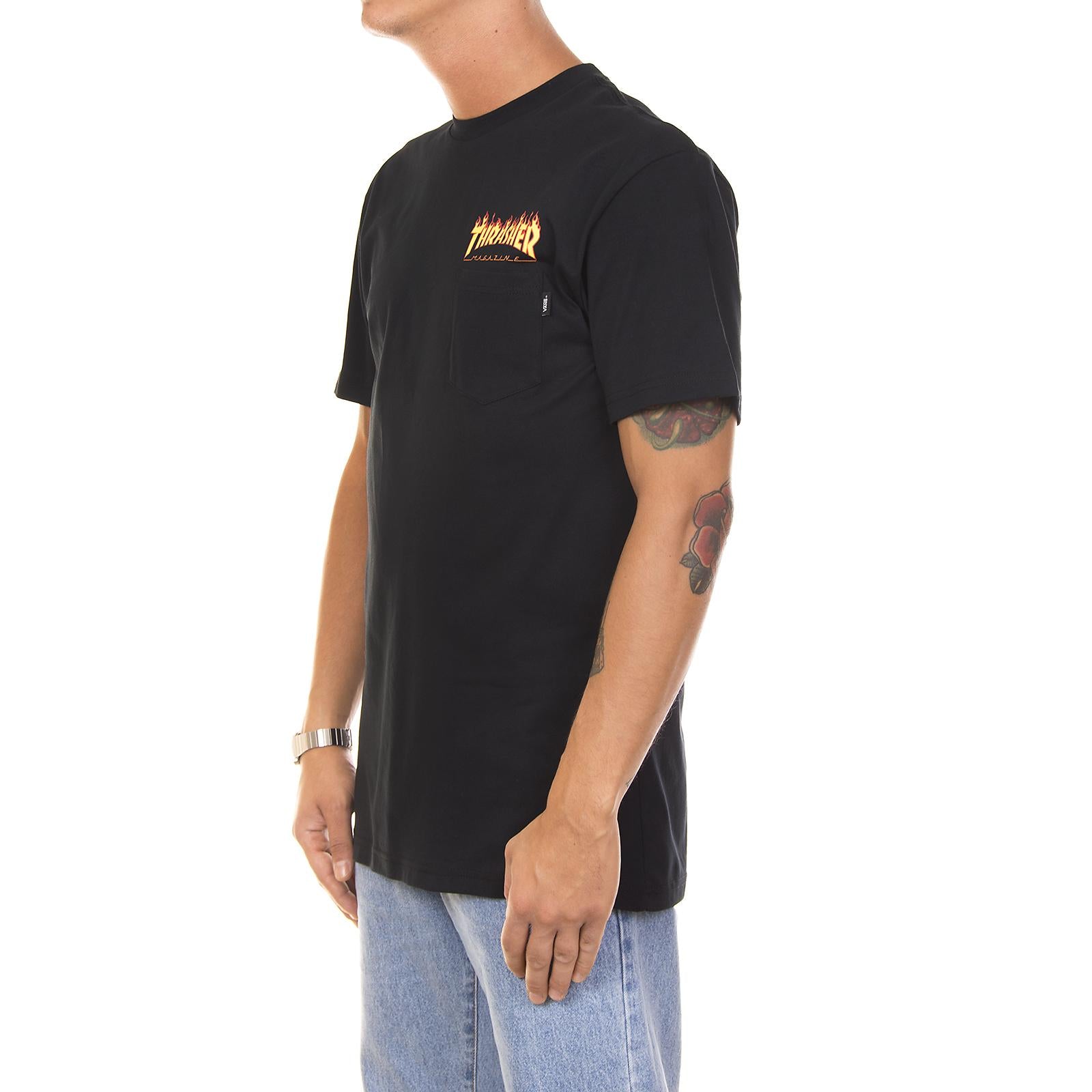 MN THRASHER SS TEE Black VA36M3BLK  VANS 