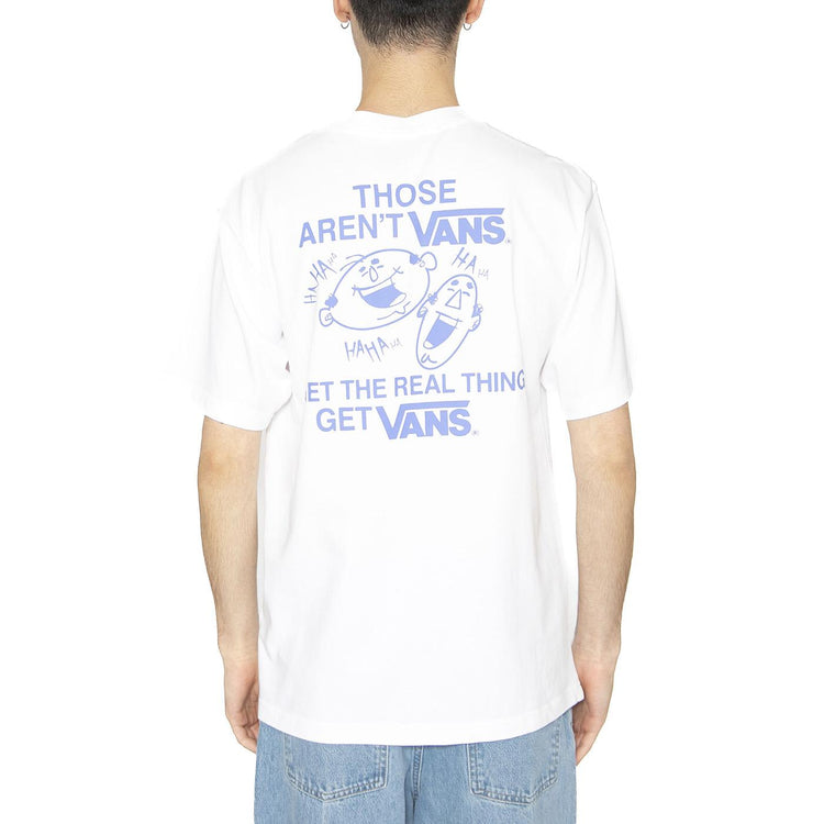 Cuckling Duo Loose SS Tee White - Maglietta Girocollo Uomo Bianca VN000NU0WHT1  VANS 