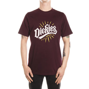 GILMORE S/S TEE MAROON 06-210498-MR  DICKIES 