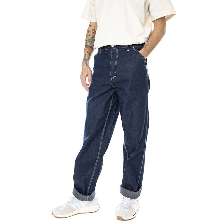 Simple Pant Blue / One Wash Blue - Pantaloni Denim Jeans Uomo Blu I022947-012Y . CARHARTT WIP 