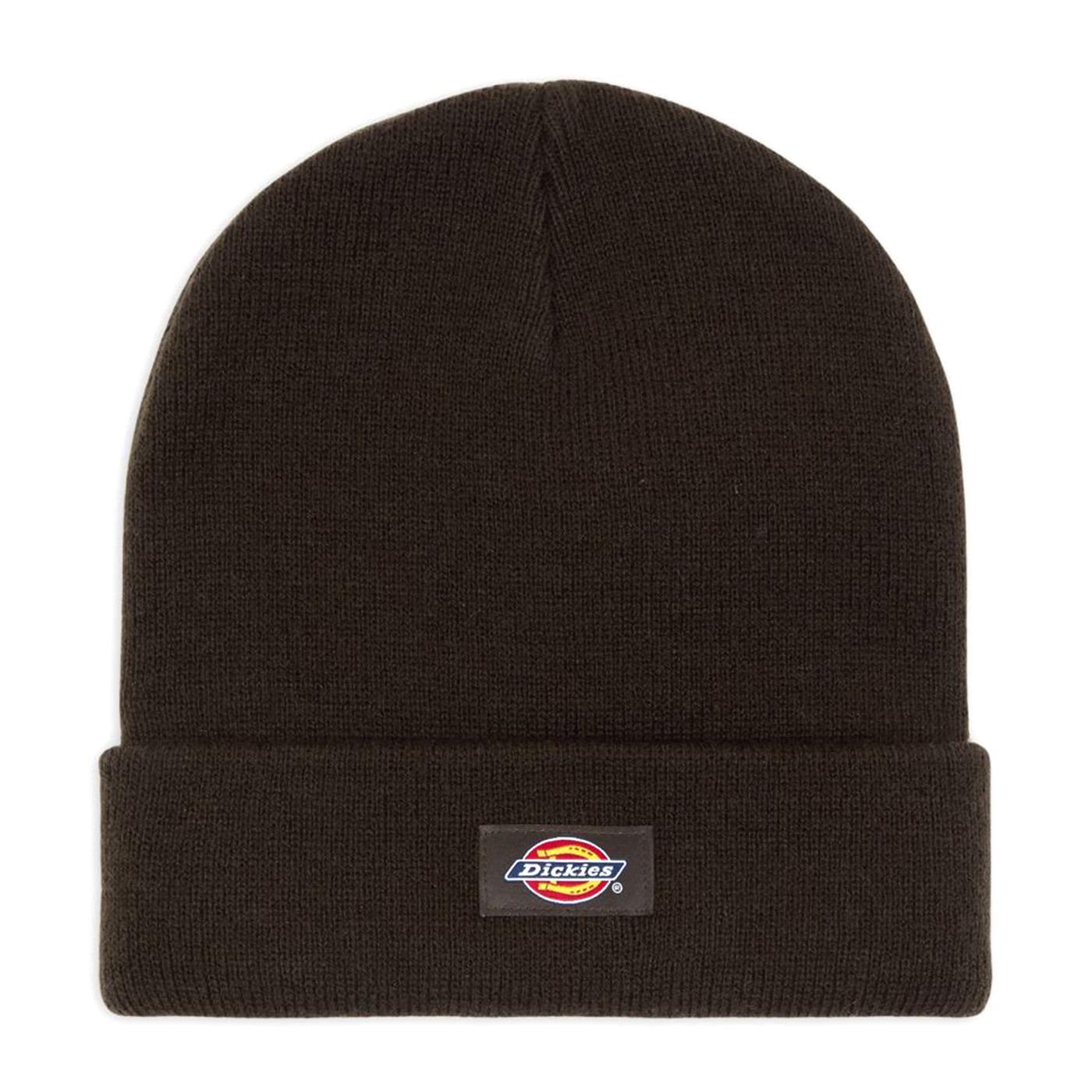 Gibsland Beanie Dark Brown - Berretto Marrone con logo DK0A4X7K0DB1  DICKIES 
