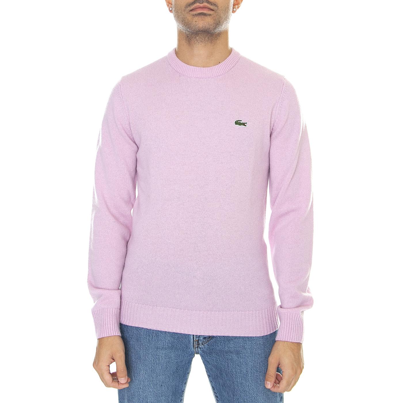 Pullover-Z4H - Maglione Girocollo Uomo Rosa AH1988-Z4H  LACOSTE 