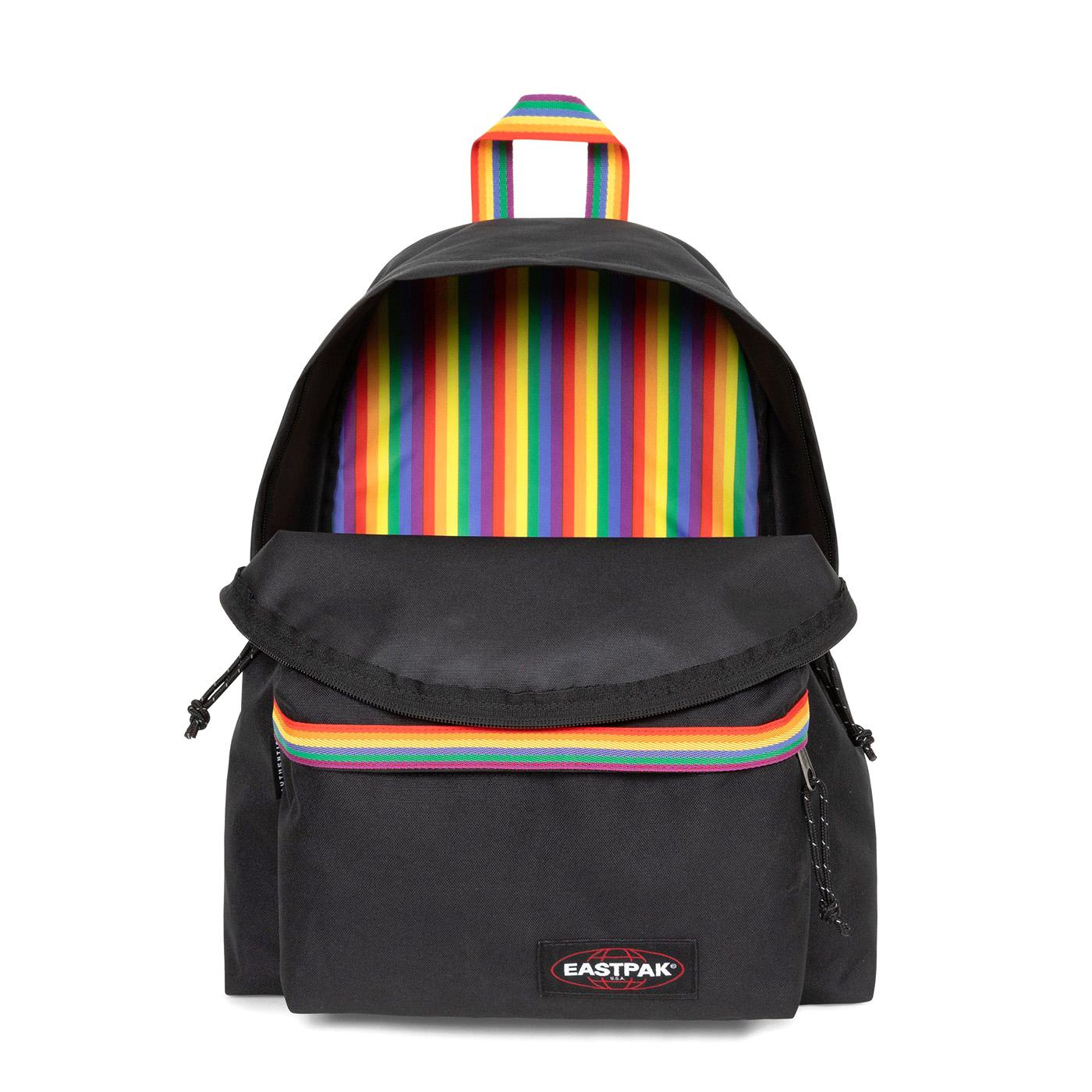Padded Pak'R Color Band Rainbow - Zaino Nero EK0006205O01  EASTPAK 