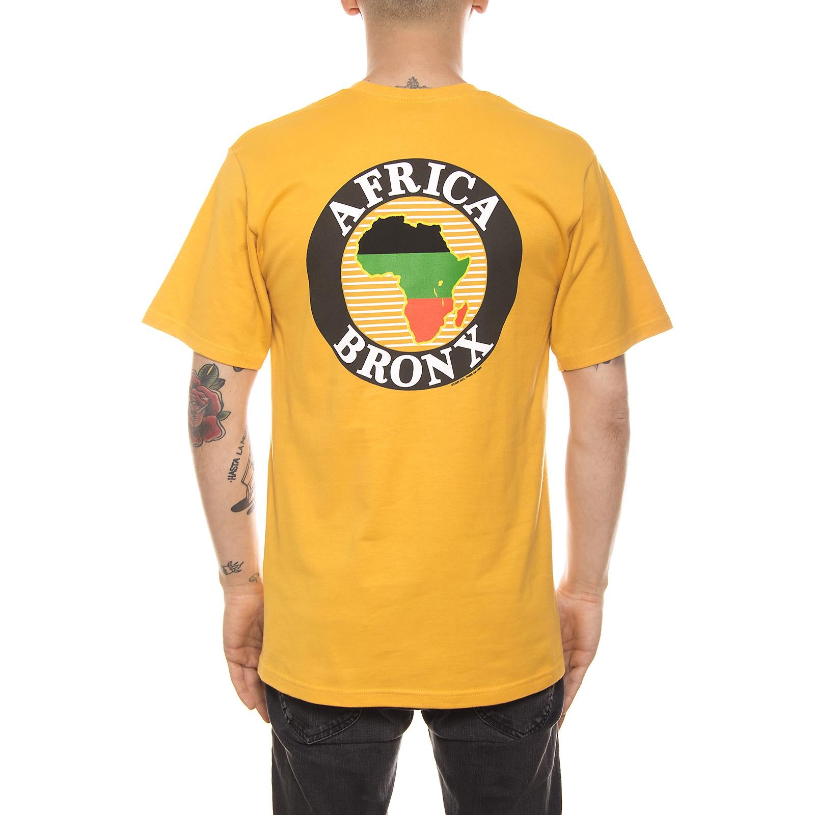 AFRICA BRONX TEE MUSTARD 1904002-MUSTARD  STUSSY 