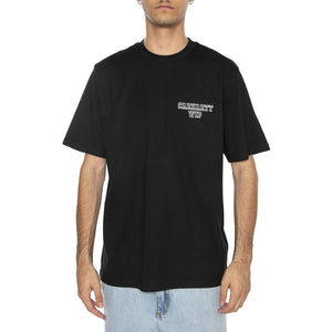 S/S Alumni T-Shirt Black - Maglietta Girocollo Uomo Nera I035207.89XX  CARHARTT WIP 