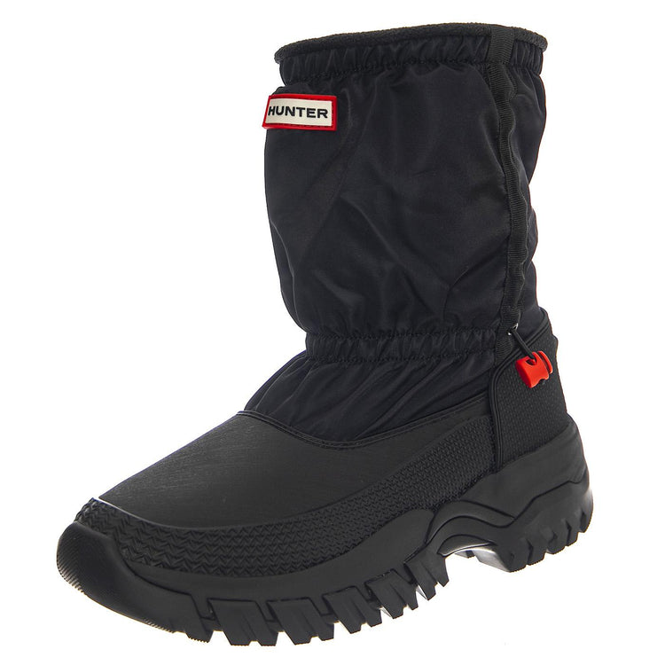 Wanderer Short Snow Boot Black - Stivali Uomo Neri HUMMFS9136WWU-BLK  HUNTER 