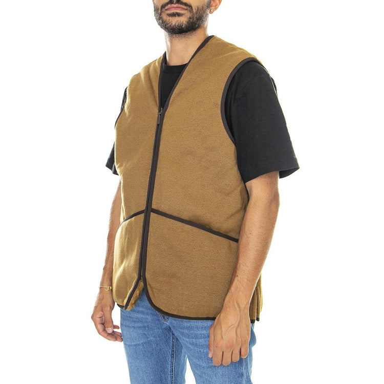 Pile Waistcoat Zip In Liner Brown - Giacca Invernale Smanicata Uomo Marrone 222MMLI0004-BR31  BARBOUR 