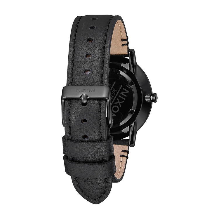 Porter Leather All Black / Gold, 40mm A1058-1031  NIXON 