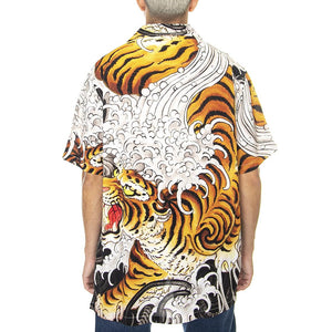 Biotiger - Camicia Maniche Corte Uomo Multicolore SHT0041  DOOMSDAY 