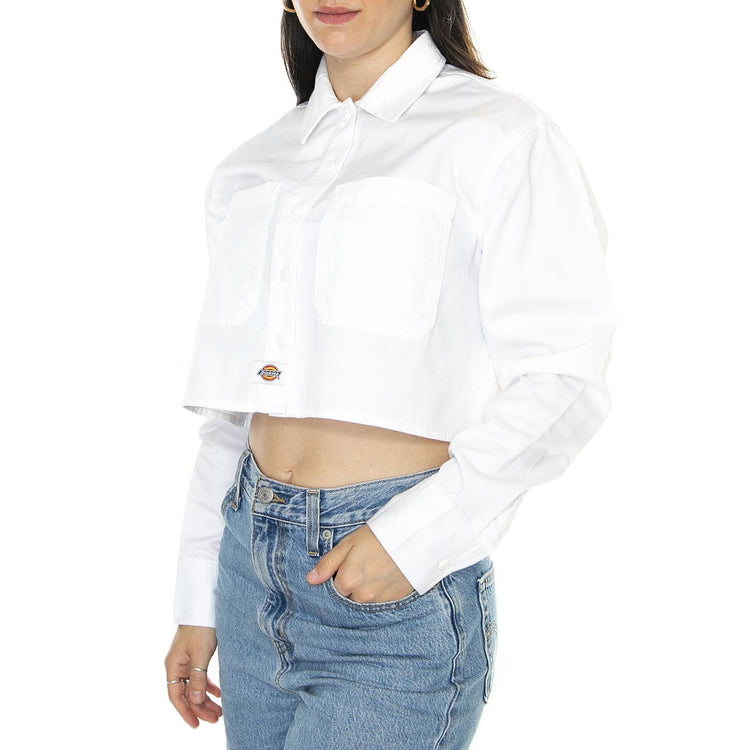Culpeper Shirt LS W White - Camicia Donna Bianca DK0A4YSUWHX1  DICKIES 