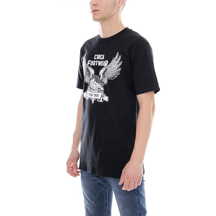 STAY TRUE T-SHIRT BLACK MTS007-BLACK  C1RCA 