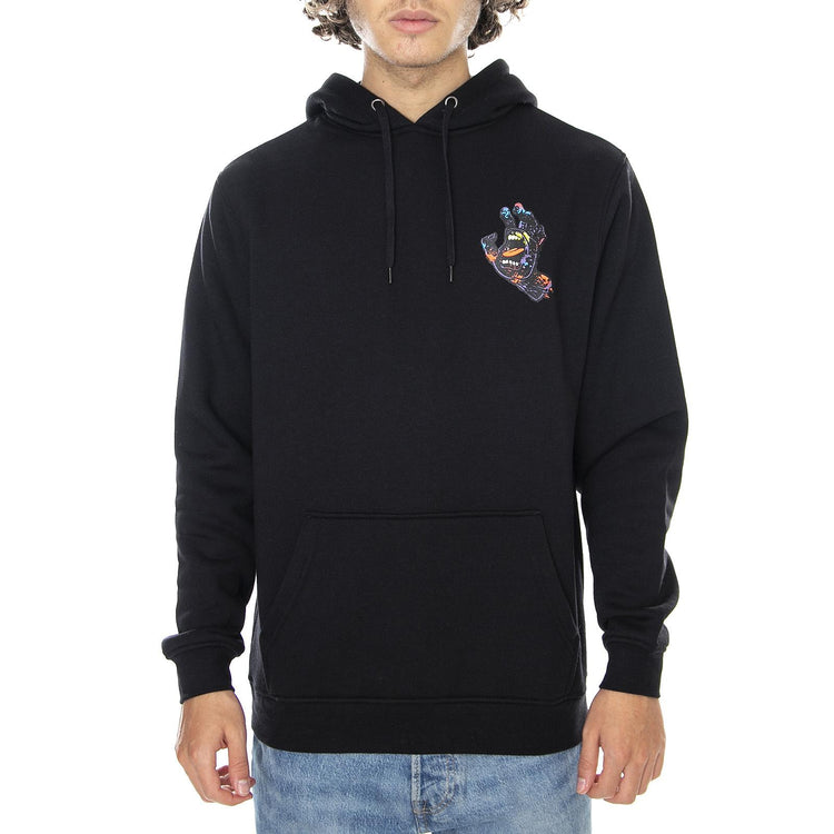  Hood Hand Splatter Hood Black  SANTA CRUZ 