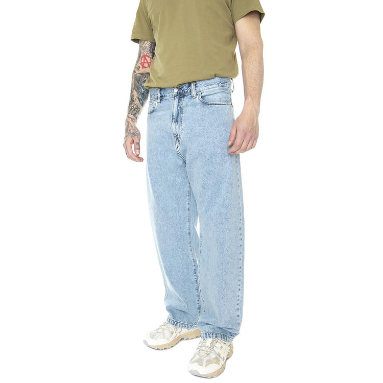 Landon Pant Blue Bleached - Pantaloni Denim Jeans Uomo Blu I030468-0135  CARHARTT WIP 