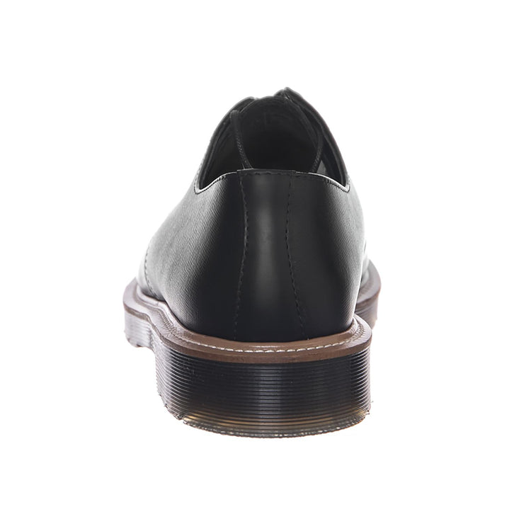 1461 Straw Lace Up Shoes - Black Smooth - Scarpe Stringate Uomo Nere 1461STW23160001  DR.MARTENS 