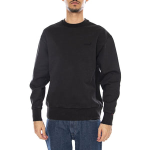 Authentic Crew Black Agate Garment Dye F Black - Felpa Girocollo Uomo Nera A9244-0000  LEVIS 