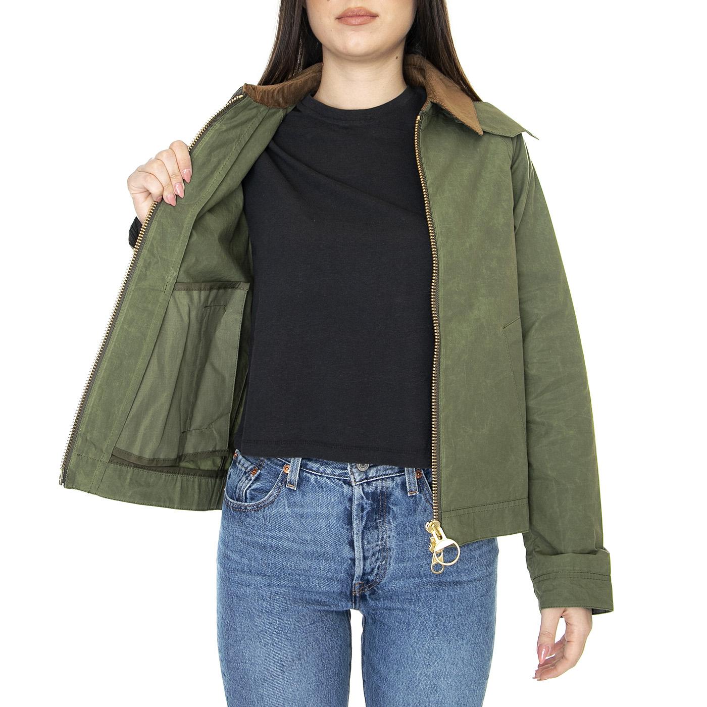 Campbell Showerproof Army Ancient - Giacca Donna Verde LSP0038-GN32-SS23  BARBOUR 