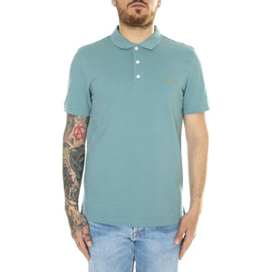 Blanes SS Brook Blue Polo Shirt - Polo Uomo Blu F4KSB068325  FARAH 