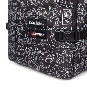 TRAVEL PACK KEITH HARING BLACK - Valigia con Ruote Nera Collaborazione con Keith Haring EK0A5BBR 6Z21 EASTPAK 