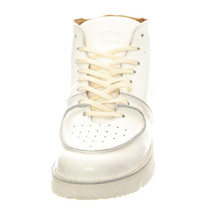 Considered White White - Scarpe Stringate Profilo Alto Donna Bianche OGSCONSIDERED-WHTWHT  ORIGINAL GRADE 