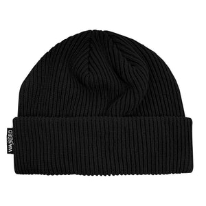  BEANIE ESSENTIAL BLACK  WASTED PARIS 