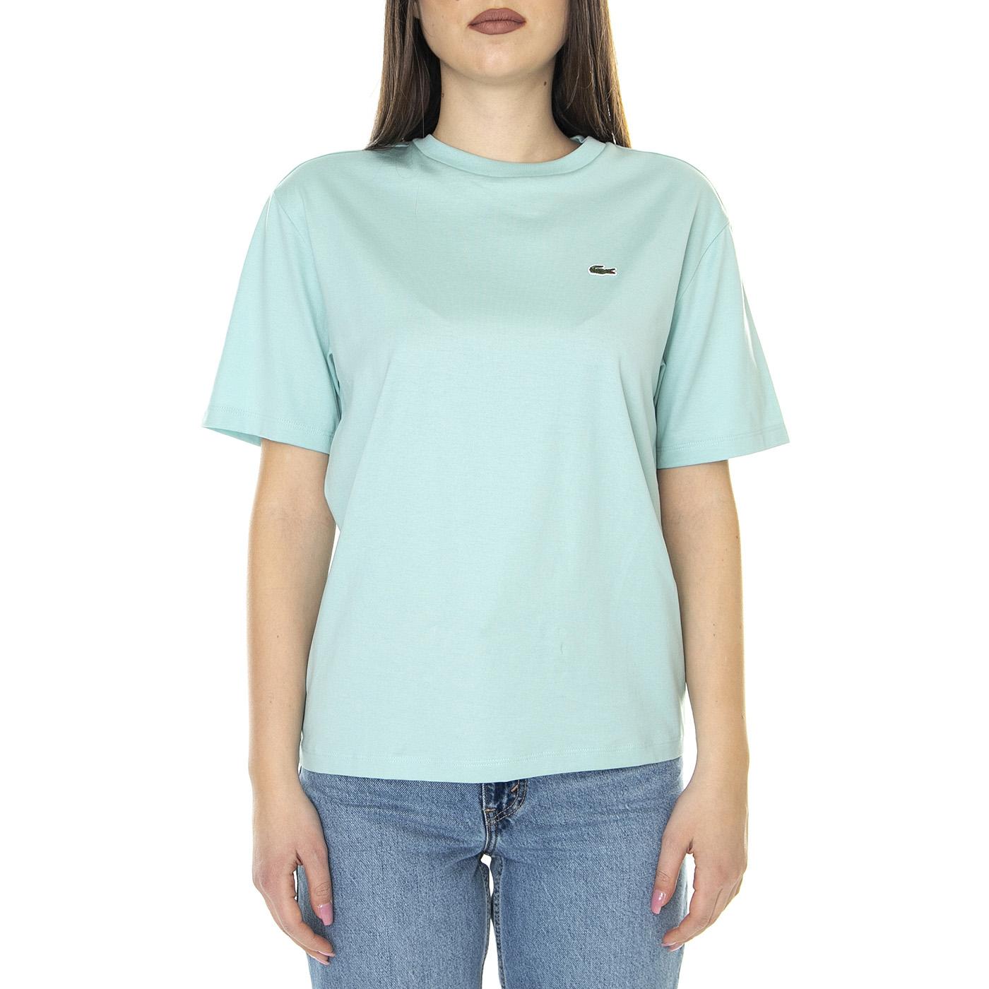 W' T-Shirt LGF - Maglietta Girocollo Donna Verde TF5441-LGF  LACOSTE 