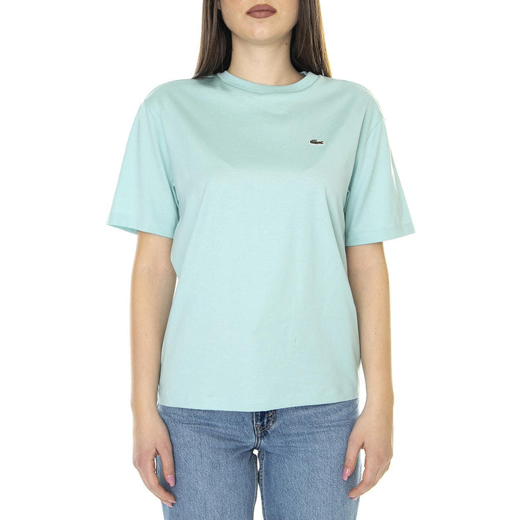 W' T-Shirt LGF - Maglietta Girocollo Donna Verde TF5441-LGF  LACOSTE 