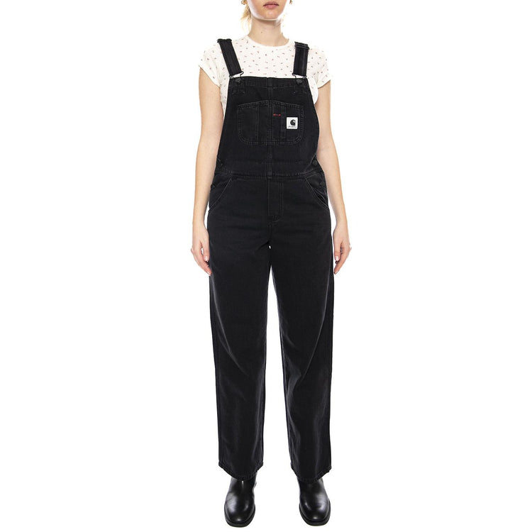 W' BLB Overall Straight - Salopette Donna Nera Carhartt I031250.8906 . CARHARTT WIP 