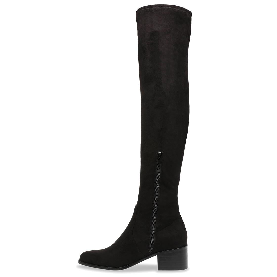 SADIE BLACK MICROSUEDE - Stivali Donna Neri SMSSADIE-BLK . STEVE MADDEN 