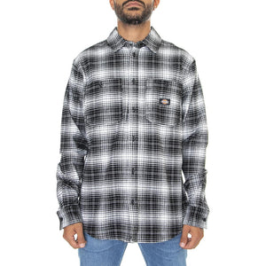 Evansville Ls Black - Camicia Uomo Nera / Multicolore DK0A4XGTBLK1  DICKIES 