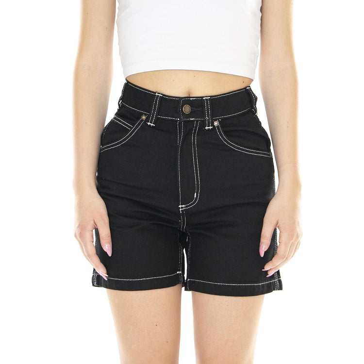 W' Denim Short Rinsed Black - Bermuda Donna Neri DK0A4Y88RBK1  DICKIES 