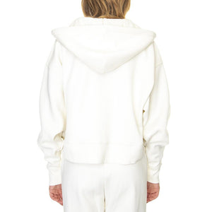 Oakport Zip Hoodie Ecru - Felpa con Cappuccio e Zip Donna Bianca DK0A4Y1ZECR1  DICKIES 