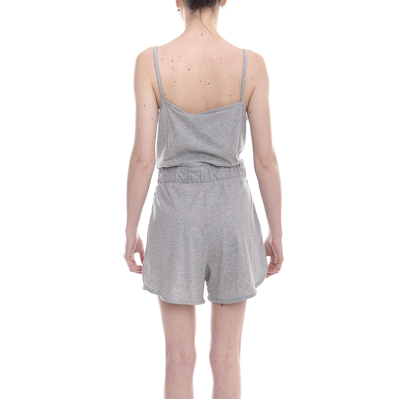 Agree Playsuit - Grey Melange - Tuta Donna Grigia 521893W-202  CHEAP MONDAY 