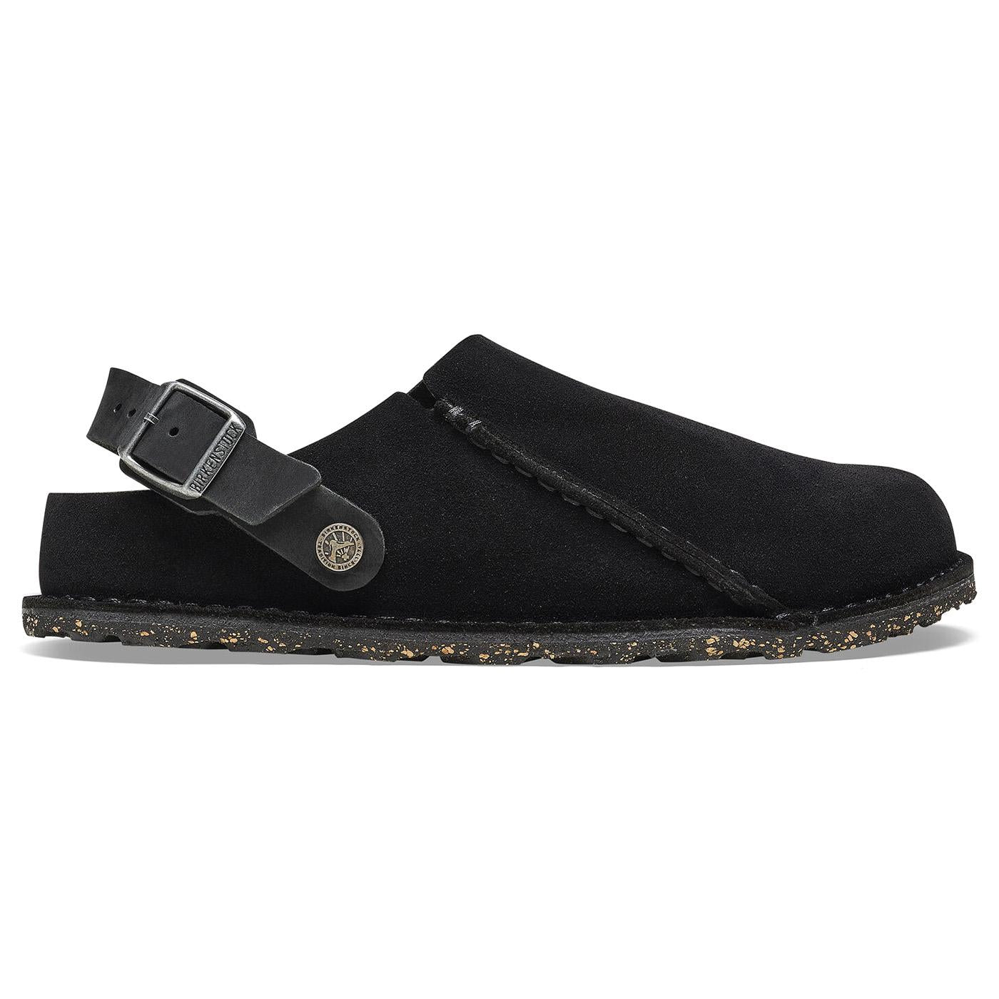 W' Lutry Premium Black, Suede Leather Sandals - Sandali Donna Neri 1025356  BIRKENSTOCK 