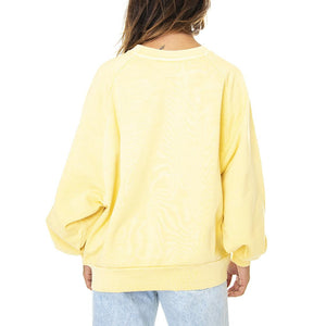 Snack - Felpa Girocollo Donna Gialla  XS A1898-0003  LEVIS 