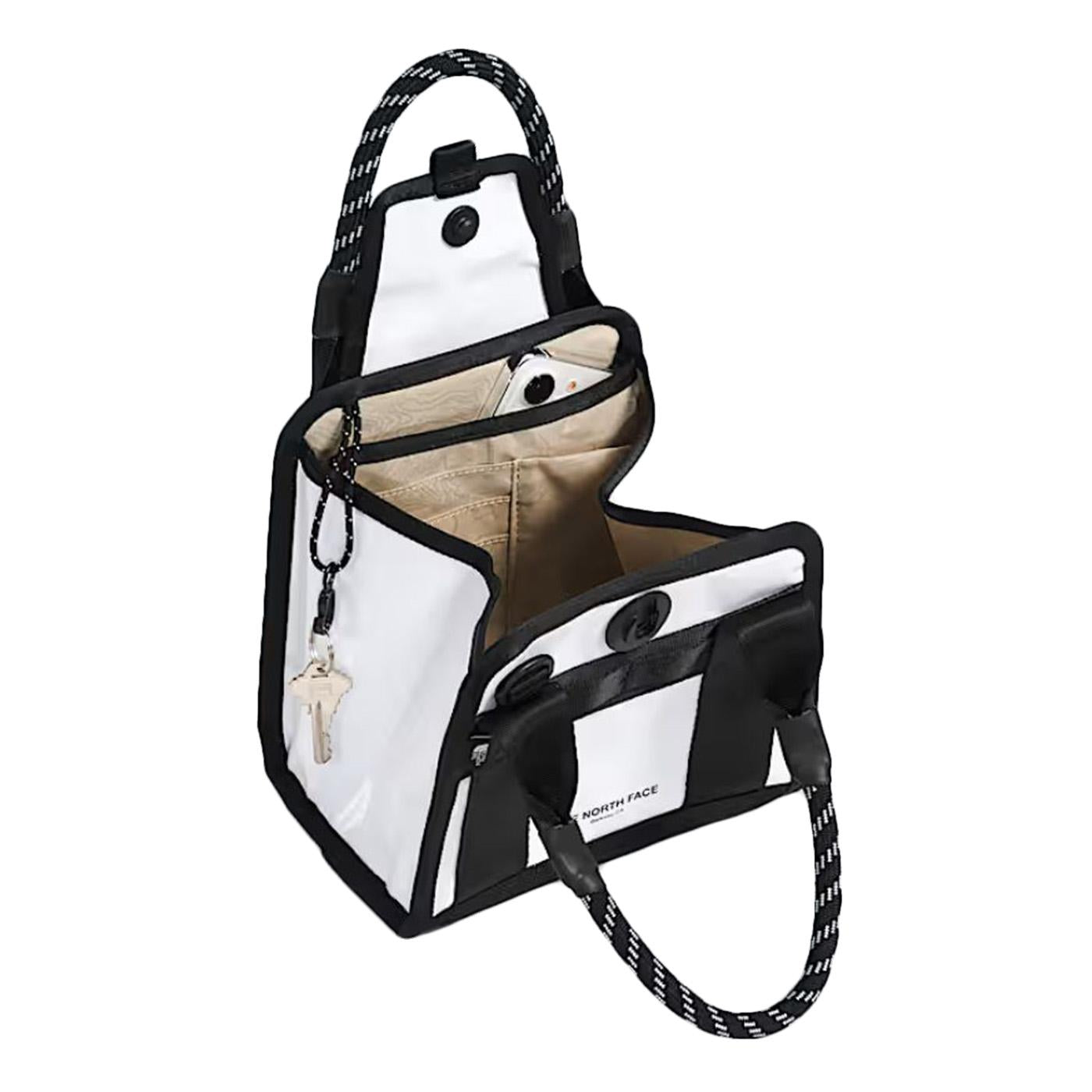 Base Camp Mini Bag - Borsa Shopping Bag Bianca NF0A8C01LA91  THE NORTH FACE 