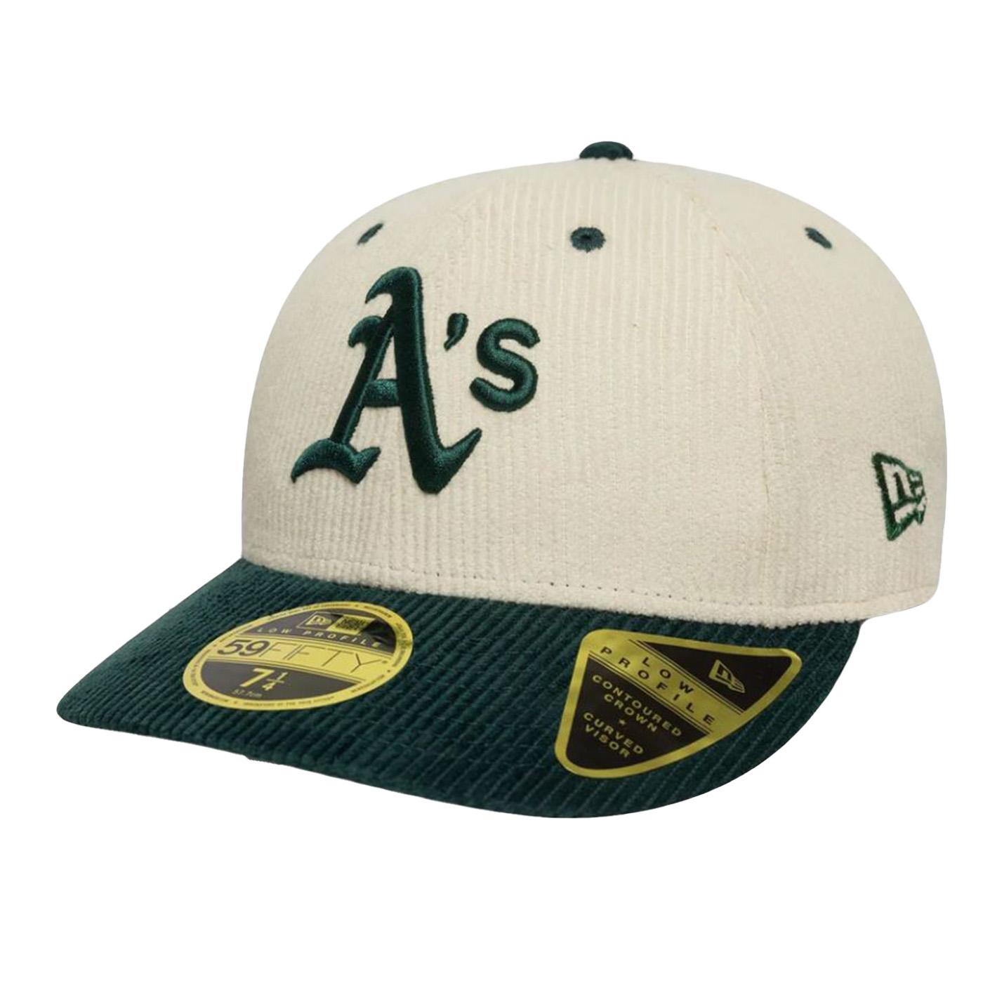 MLB CORD 59FIFTY LP - Light Beige - Oakland Athletics - Cappellino con Visiera 60691126 . NEW ERA 