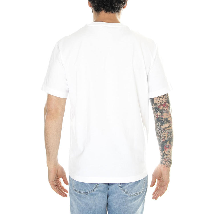T-Shirt 001 White - Maglietta Girocollo Uomo Bianca TH7318-001  LACOSTE 