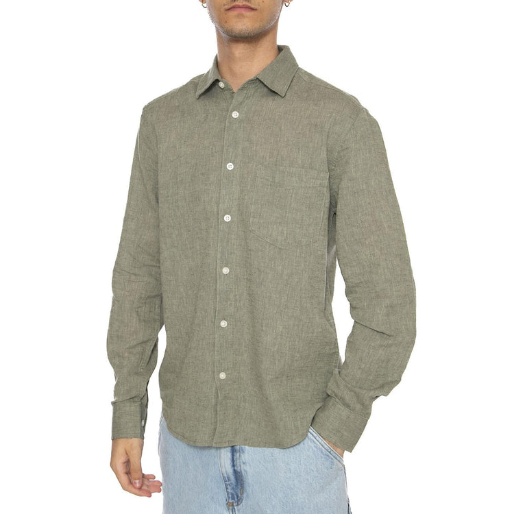 Onscaiden Life Shirt Noos Green - Camicia Mancihe Corte Uomo Verde 22031804-VRD  ONLY & SONS 