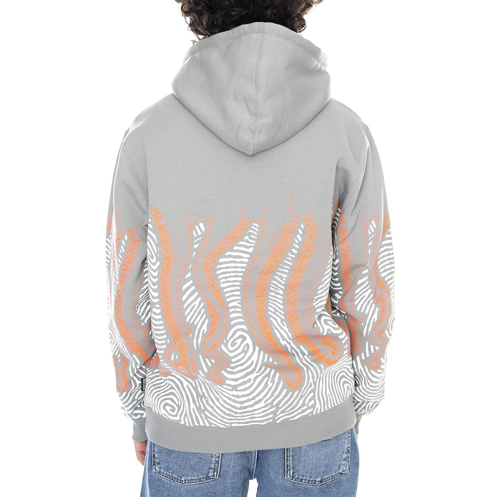  20WOSH25-GREY-ORANGE  OCTOPUS 