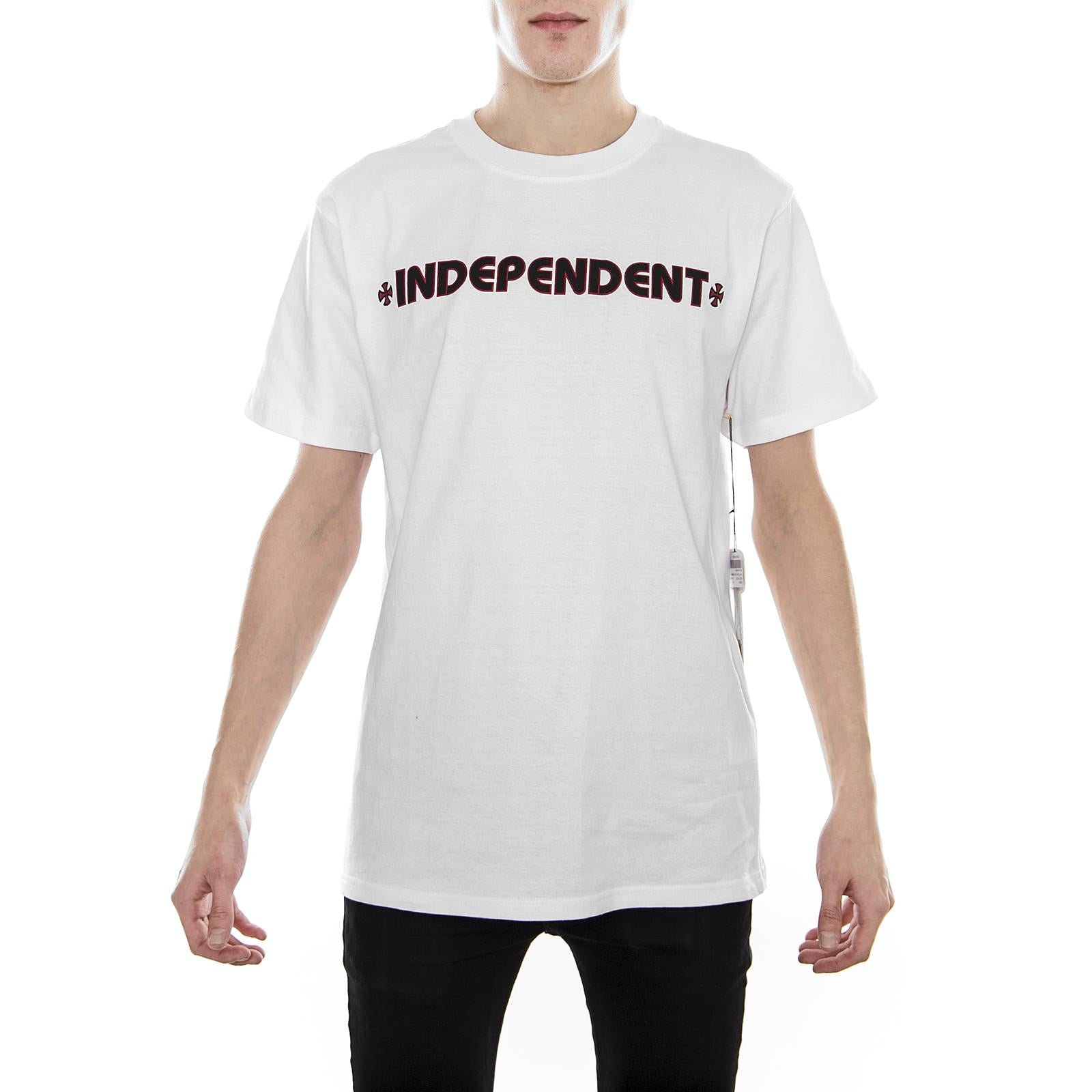 Bar Cross White INA-TEE-Bar Cross White  INDEPENDENT 