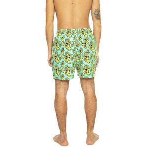Hands All Over Turquoise - Costume da Bagno Uomo Multicolore SCA-SHR-5047  SANTA CRUZ 