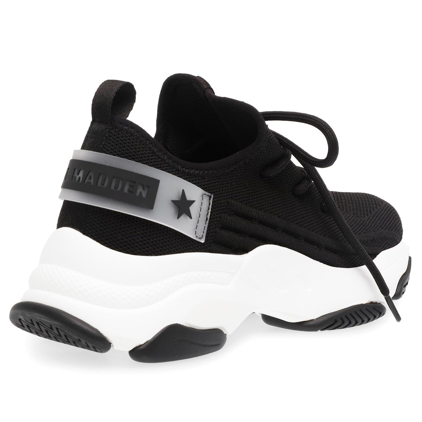 Mezure Black - Scarpe Stringate Profilo Basso Donna Nere SMPMEZURE-BLA  STEVE MADDEN 