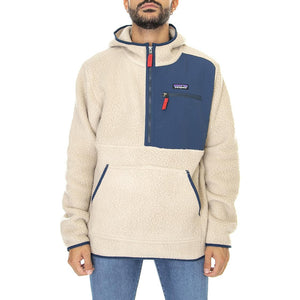 M's Retro Pile P / O Oar Tan - Felpa con Zip da 1/4 Uomo Beige 22790-ORTN  PATAGONIA 